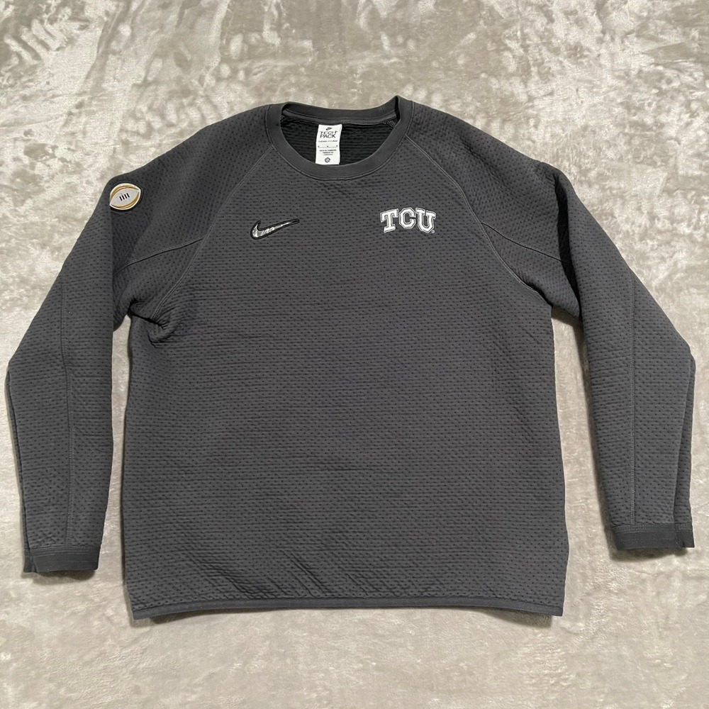 Nike Sweater Mens Medium Black Tech Pack Therma Fit ADV Sportswear Gym Outdoors